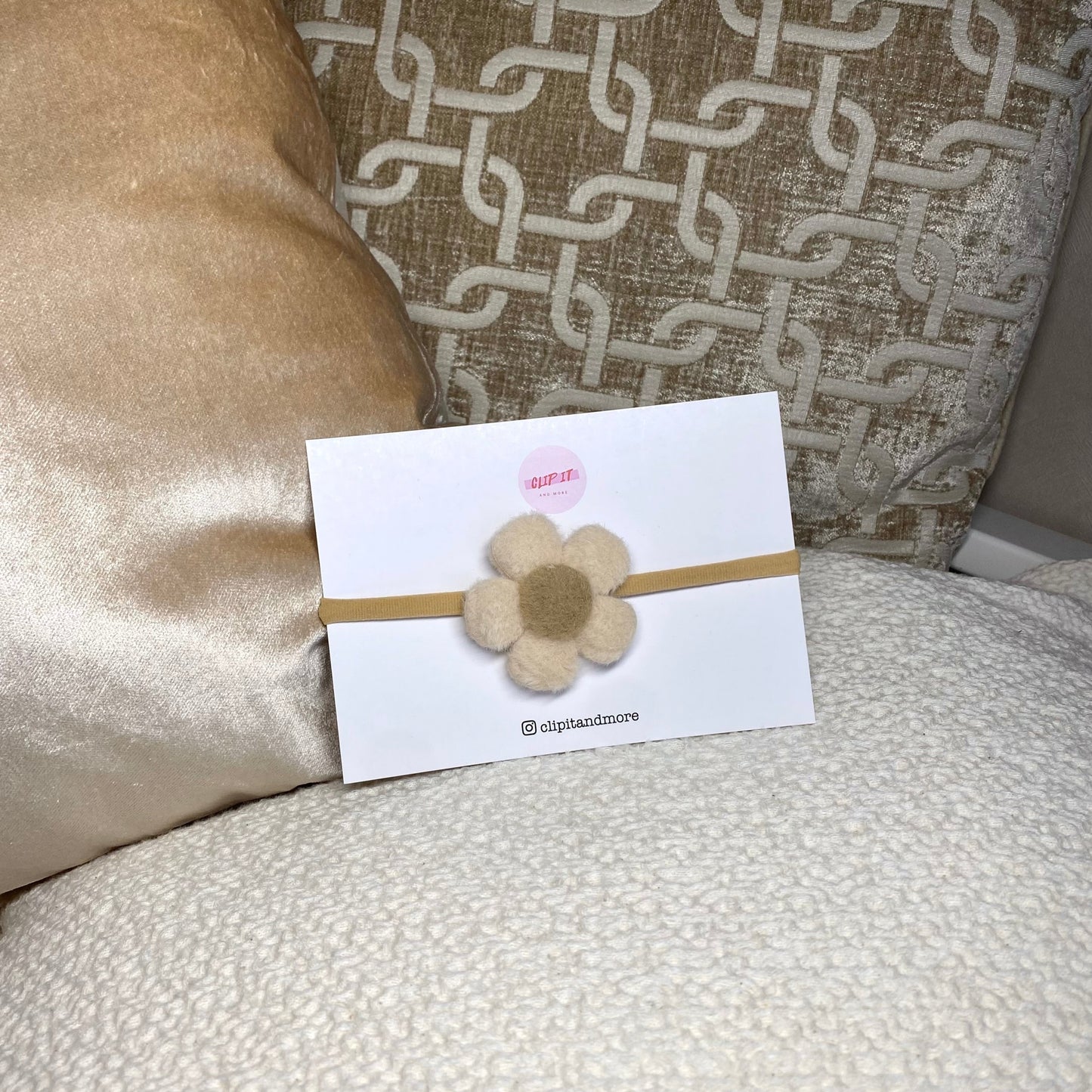 Teddy Flower Haarband (meerdere kleuren)